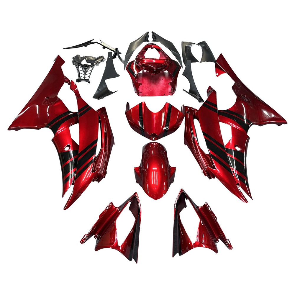 Injection Fairing Kit Bodywork Plastic ABS fit For Yamaha YZF 600 R6 08-16*