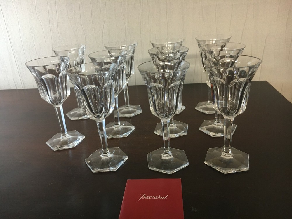 13 Porto Glasses Model Malmaison In Baccarat Crystal (Price Per Unit)