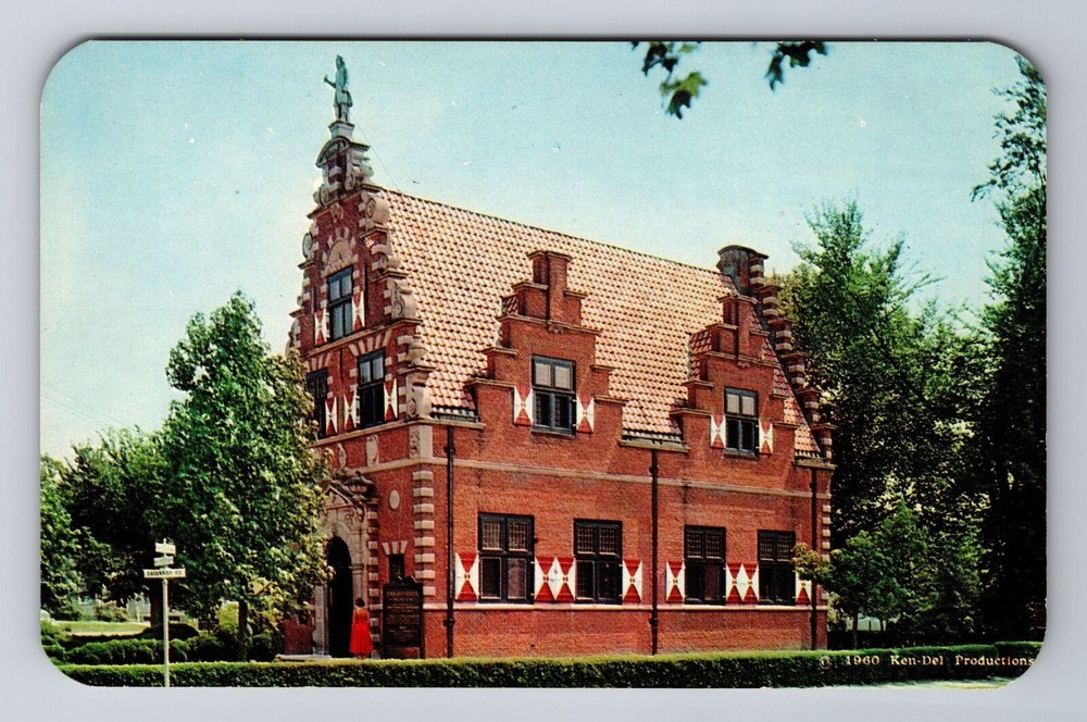 DE-Delaware, The Zwaanendael Museum, Antique, Vintage Souvenir Postcard