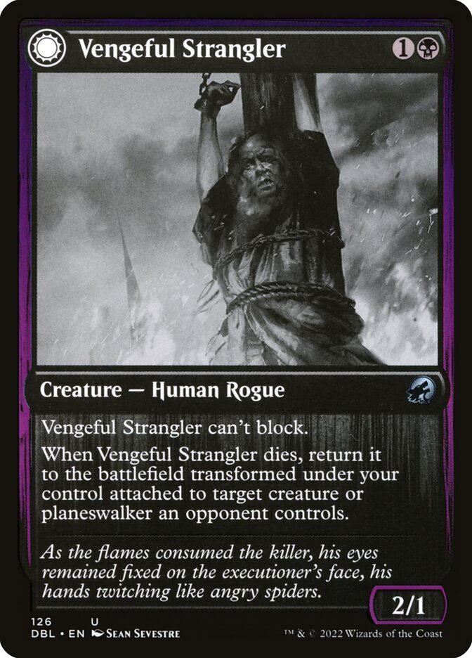 MTG Vengeful Strangler (126/633) Innistrad Double Feature LP