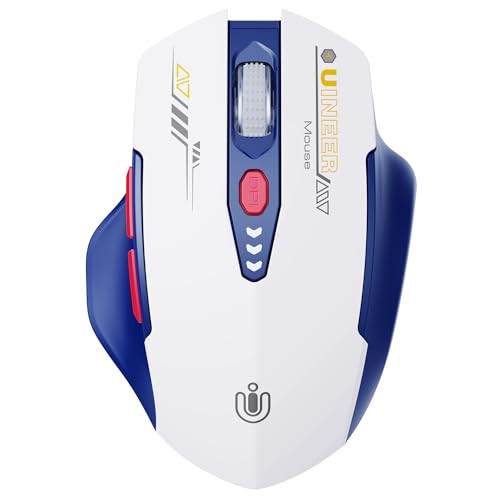 Upgraded Bluetooth Mouse with Multi-Device Support and Visible Battery Level