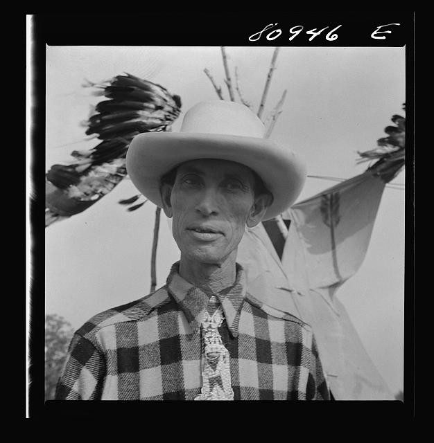 Windsor Locks Connecticut Indian Fair Vendor 1941 Native American Portrait