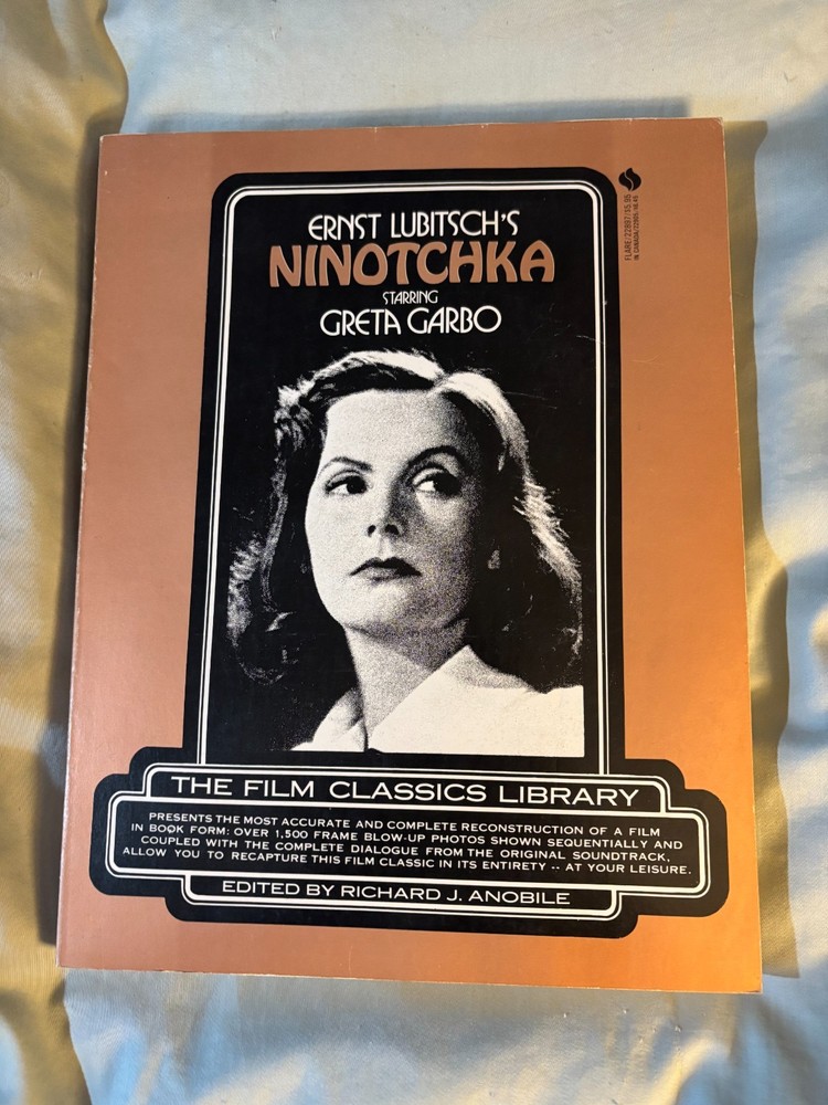 Ninotchka - Movie Tie In Anobile frame by frame 1974 oversize paperback VG+