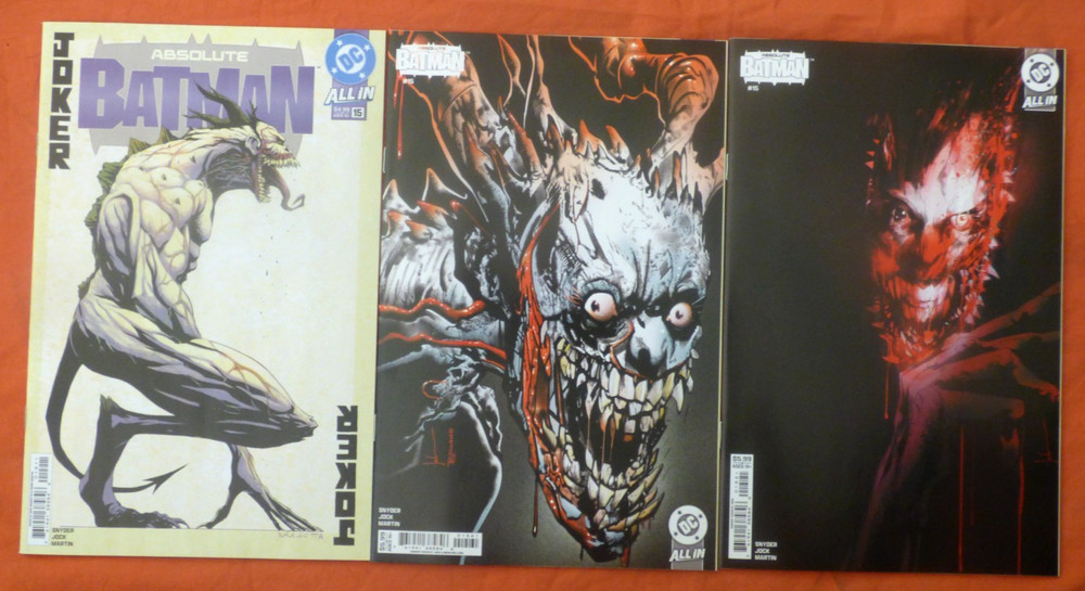 SET 1st Print Absolute Batman #15 JOKER / Origin Dragotta-Jock-Bolland