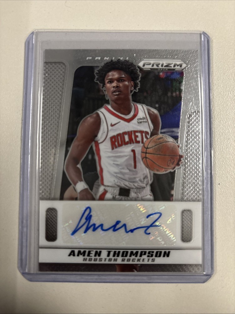 2024-25 Panini Prizm DECA Amen Thompson Prizm Signatures Auto