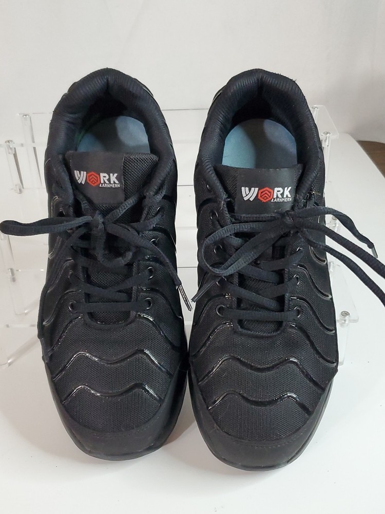 LARNMERN Steel Toe Shoes Waterproof Slip Resistant Work Sneakers Size 6.5 / 8