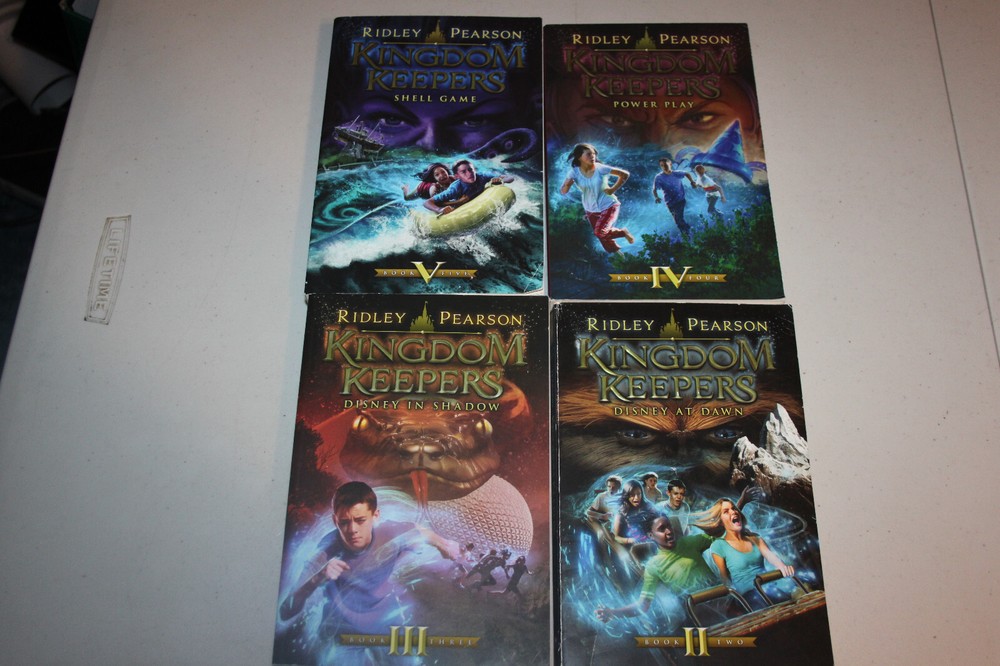 Kingdom Keepers books by Ridley Pearson. Lot of 4 Books 2,3,4 and 5. Books 2-5