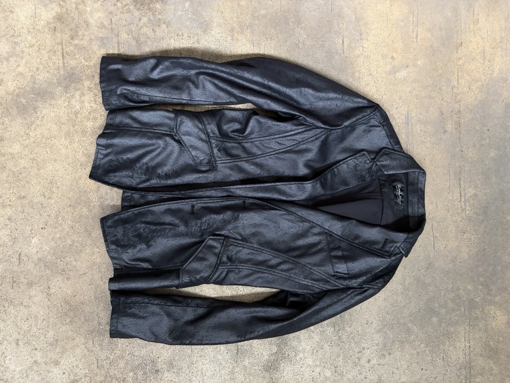 Tornado Mart Black Button Blazer Jacket Men’s