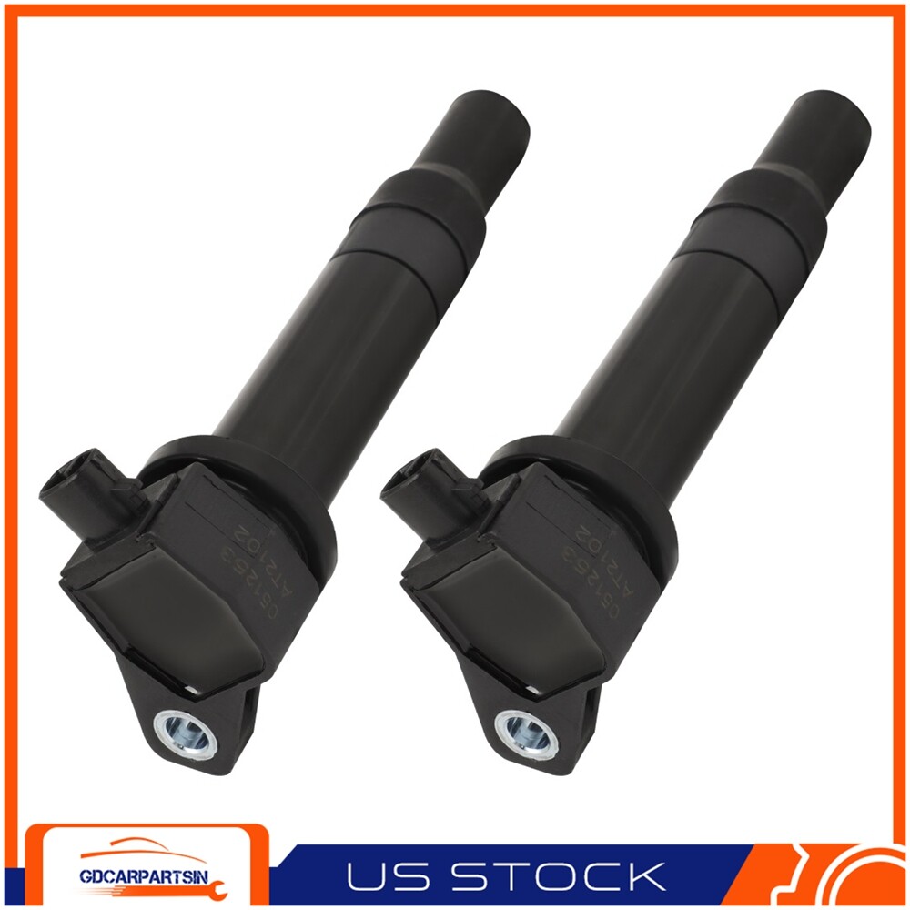 2 New Ignition Coils for Hyundai Accent Kia Rio Rio5 1.6L UF499