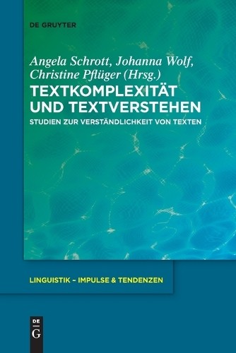 Textkomplexität Und Textverstehen (Paperback) Linguistik - Impulse & TendenzenAnother great item from Rarewaves USA | Free delivery!