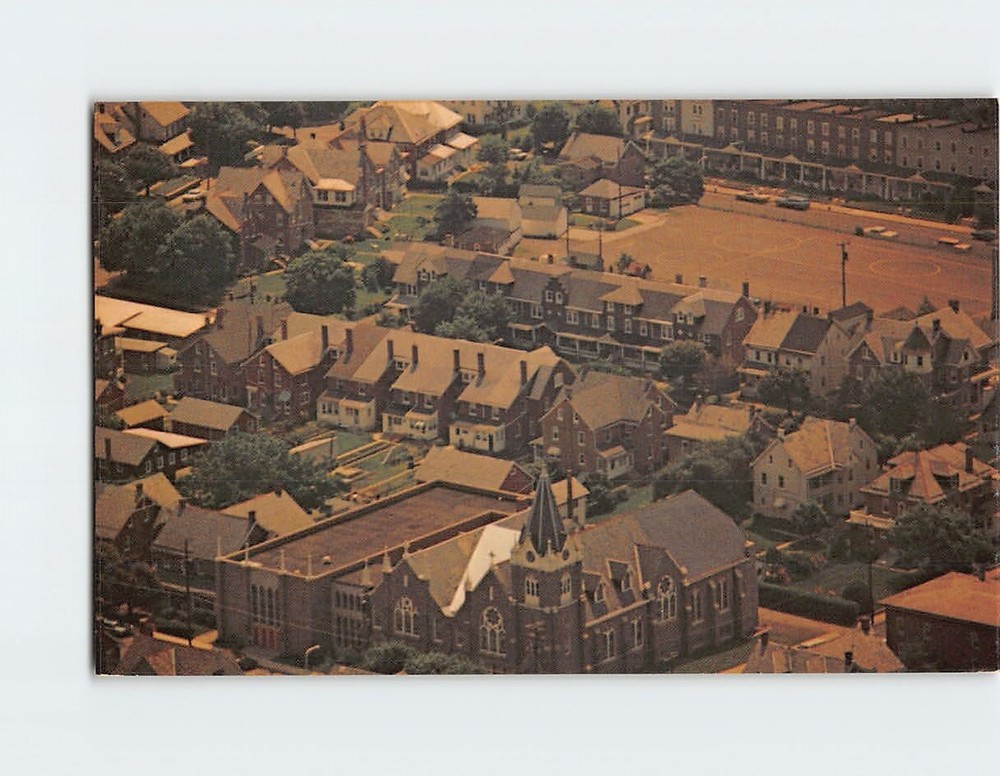 Postcard Trinity Lutheran Church Perkasie Pennsylvania USA