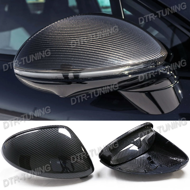Premium Dry Carbon Fiber Mirror Covers for Porsche Cayenne GTS Turbo GT 2019-2025