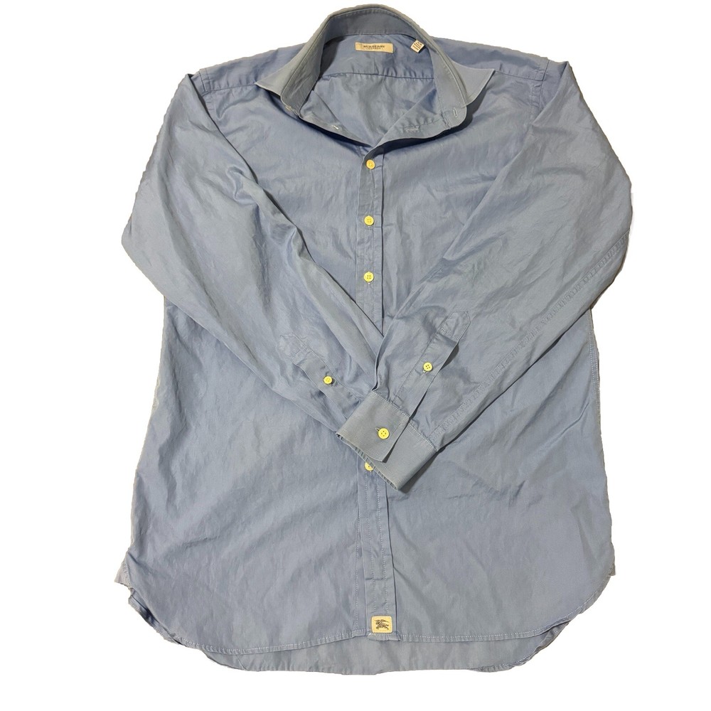BURBERRY LONDON Long Sleeve Shirt Men’s Medium Blue