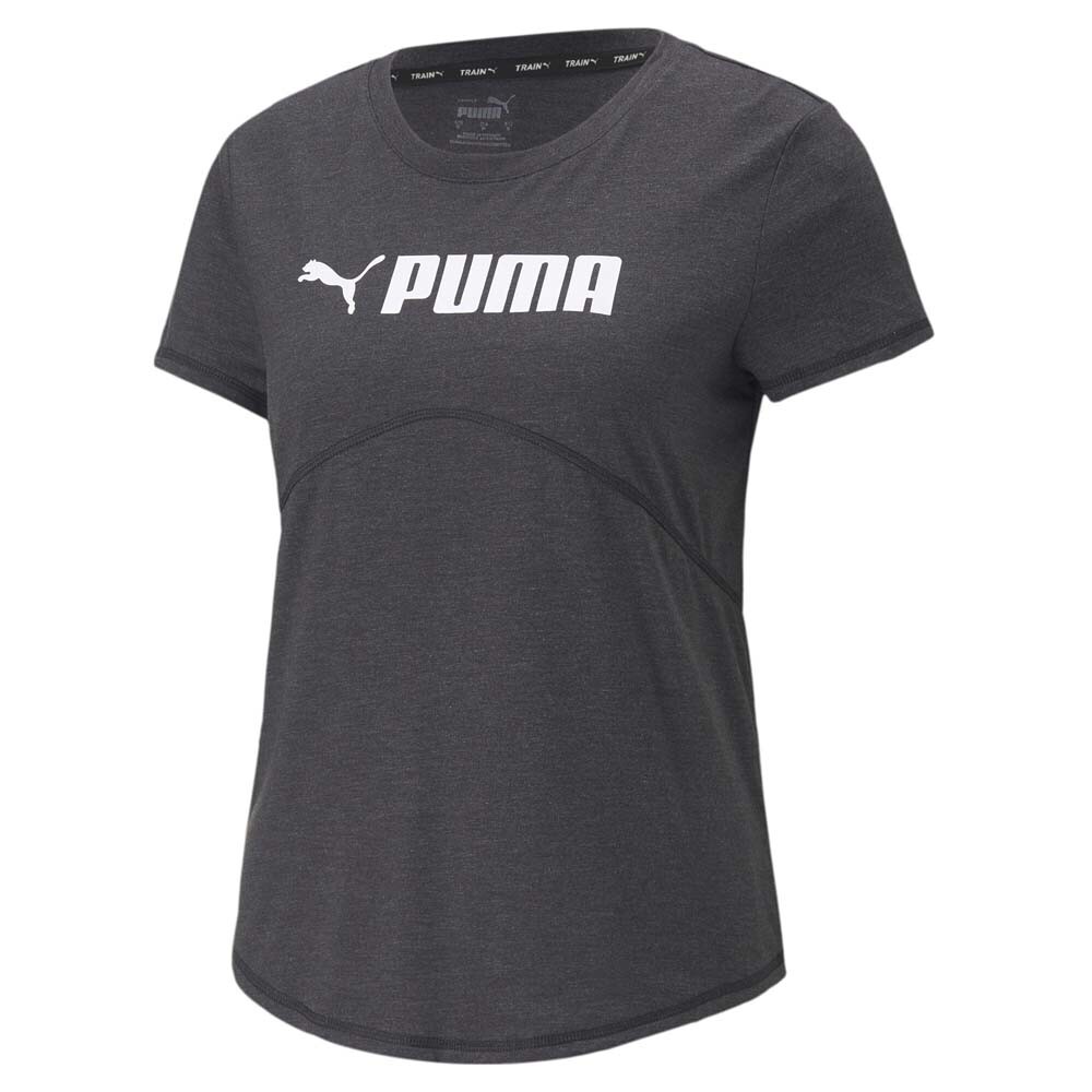 Puma Fit Heather Crew Neck Short Sleeve Athletic T-Shirt Womens Size M  Casual T