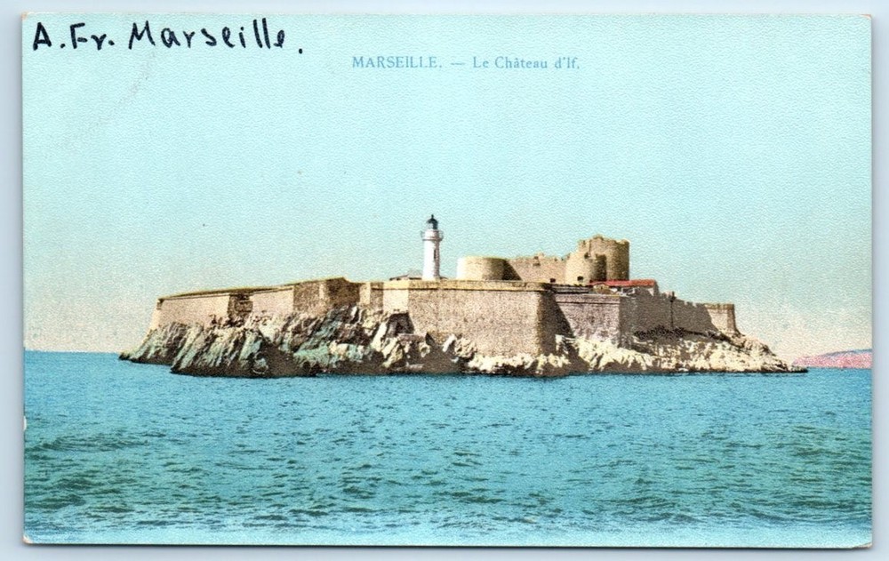 Le Chateau d'If - Marseille FRANCE Postcard