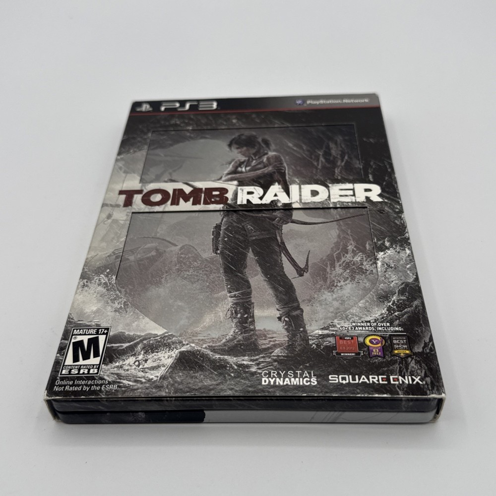 Tomb Raider (Sony PlayStation 3) PS3 CIB Complete Steelbook Edition w/ Slipcover
