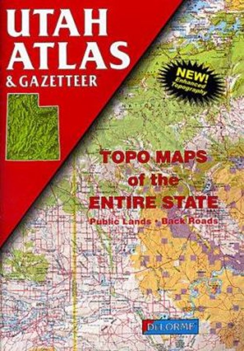Utah Atlas and Gazetteer Paperback DeLorme Map StaffFree US Delivery | ISBN:0899332439