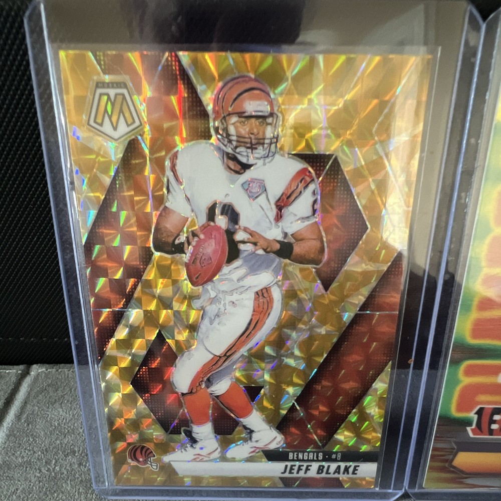 Topps NFL Cincinnati Bengals Card Lot 2 Jeff Blake #127 + Joe Burrow PP-5