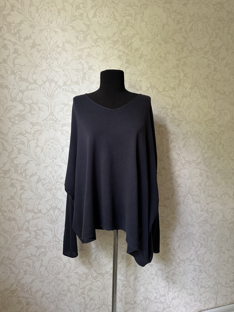 Rundholz Black Label Oversized Batwing Knit Top Avant Garde Lagenlook Rare