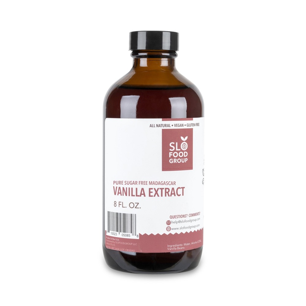 Sugar - Free Madagascar Bourbon Pure Vanilla Extract