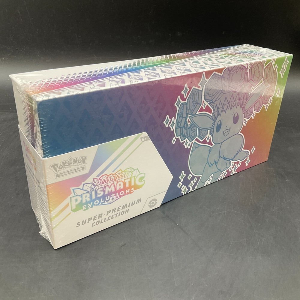 Pokemon Prismatic Evolutions Super Premium Collection Box SEALED SPCPROBSTEIN is actively accepting consignments !!