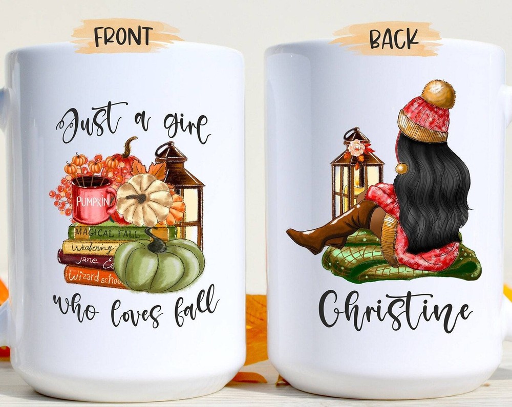 Best Friends Gift - Personalized Pumpkin Fall Lover Mug