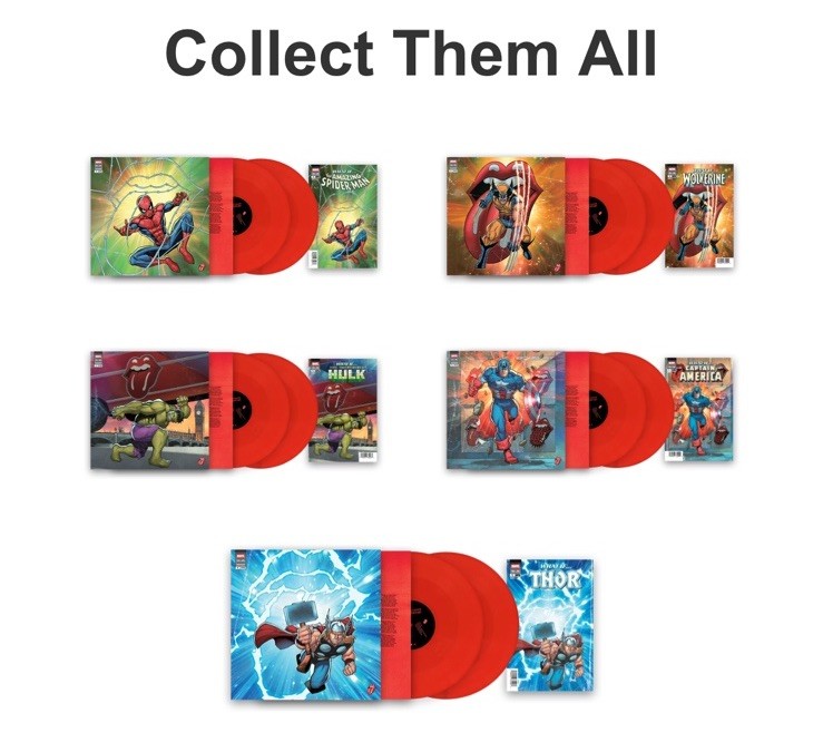 PRESALE Rolling Stones Foreign Tongues Limited Edition Marvel Vinyl + Comic Book