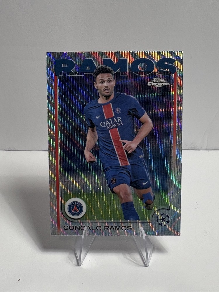 2024-25 Topps Chrome Uefa Club Competitions - Goncalo Ramos #31 Wave Refractor