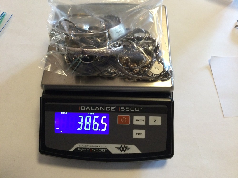 Vintage Lot Of Sterling Silver Jewelry 386+ Grams Scrap Repair Repurpose Lot#1-P