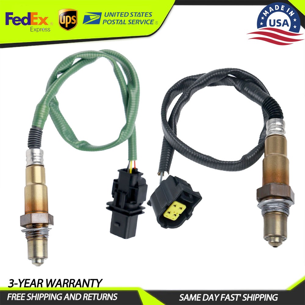 2PCS Up & Downstream Oxygen O2 Sensor  For Mercedes-Benz C300 CL550 GLK350 ML63