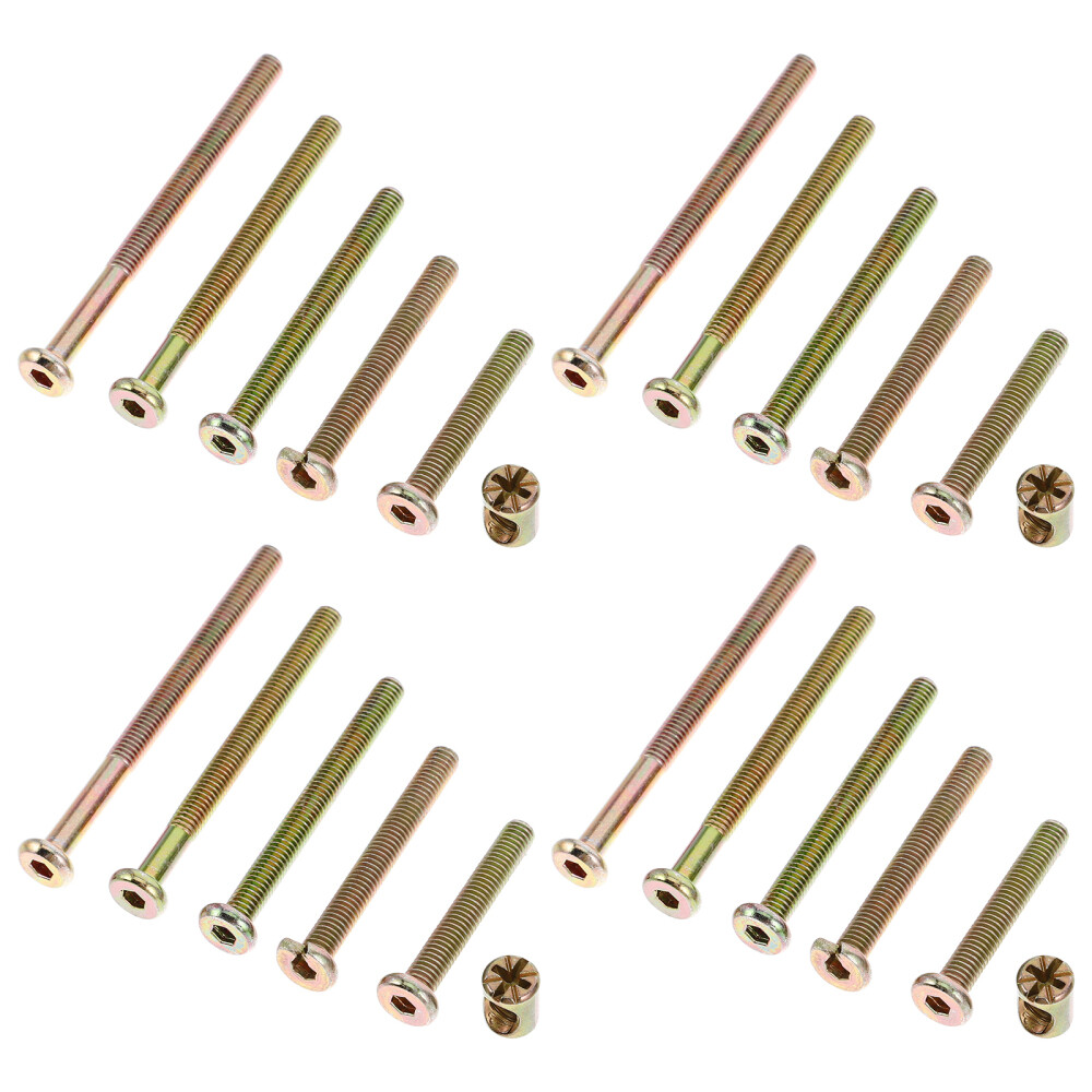 51 Pcs Crib Hardware Replacement Kit Furniture Screw Set High Hardness Screws