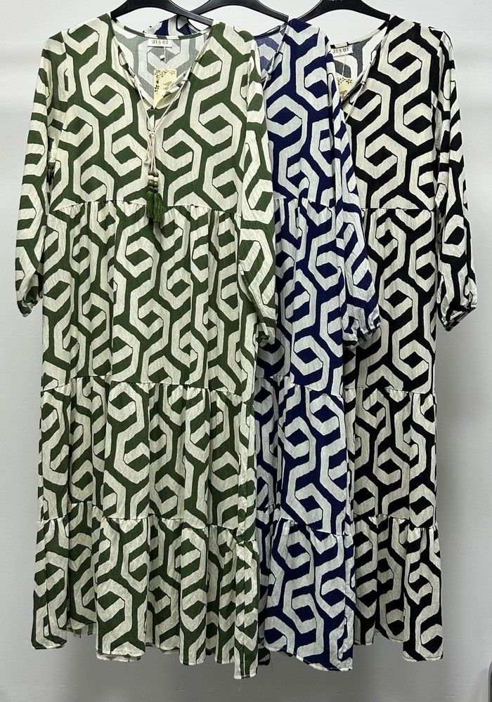 Cotton/Linen/Tencel Blend V-Neck Tie Detail Tiered Maxi Dress Sizes 14/16 18/20