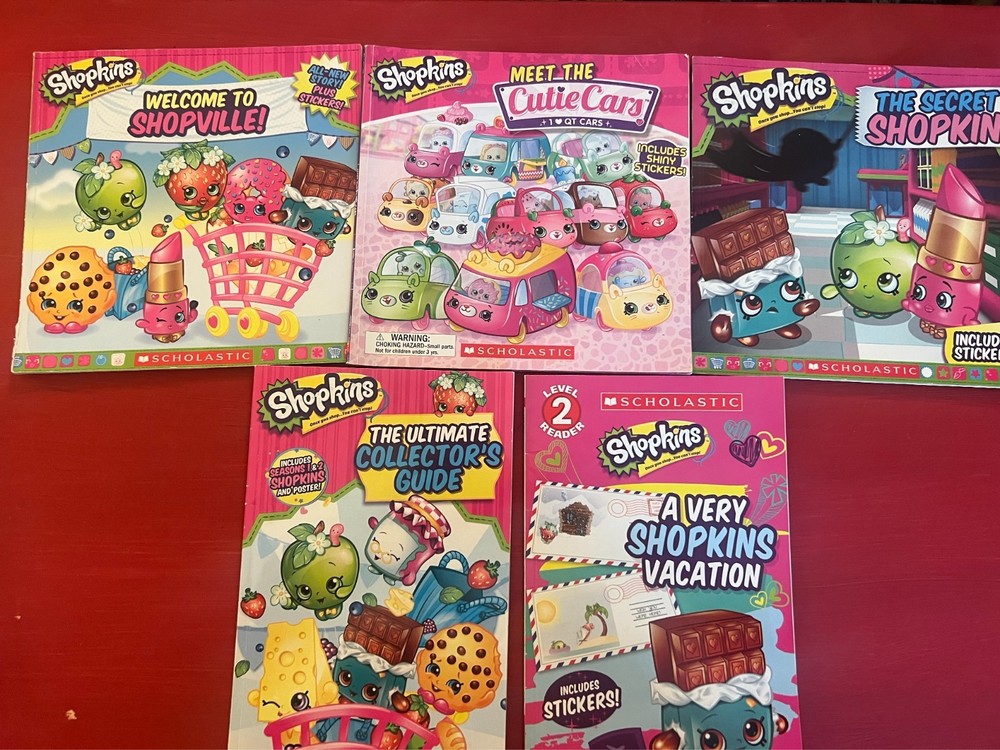 Shopkins Book Lot (5 Books)