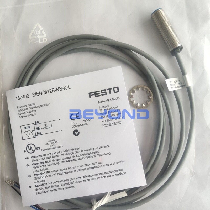 1PC New For Festo Proximity Switch Sensor SIEN-M12B-NS-K-L 150400