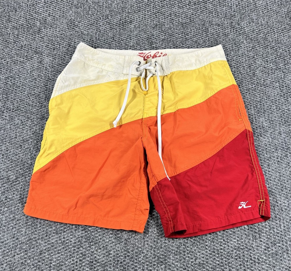 Hobie by Hurley Board Shorts Mens Size 32 Mens Drawstring Sample Inseam 8