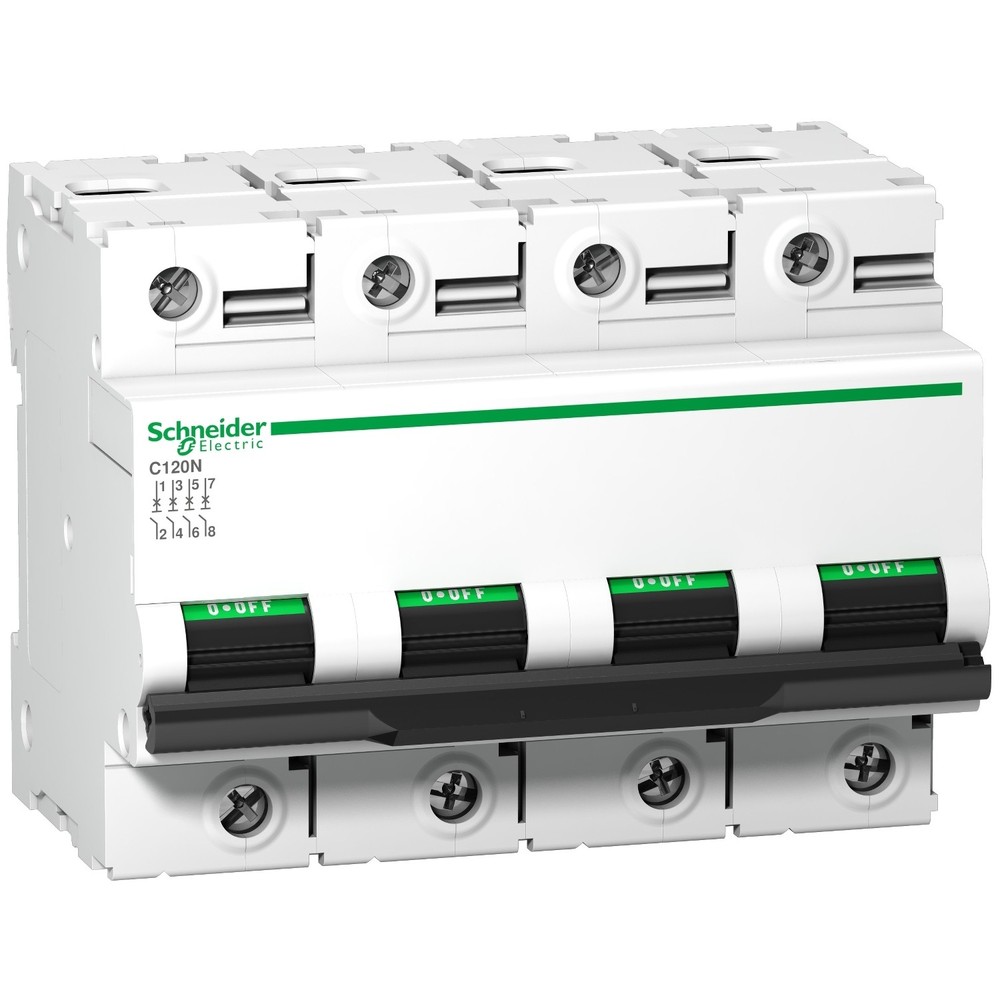 Schneider A9N18374 MCB 100A 4P C120