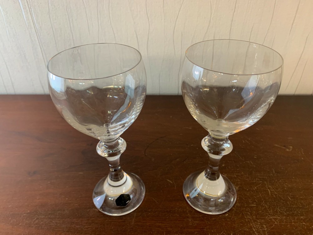 Set Of Two Water Glasses In Saint Louis Crystal (Lot Price)