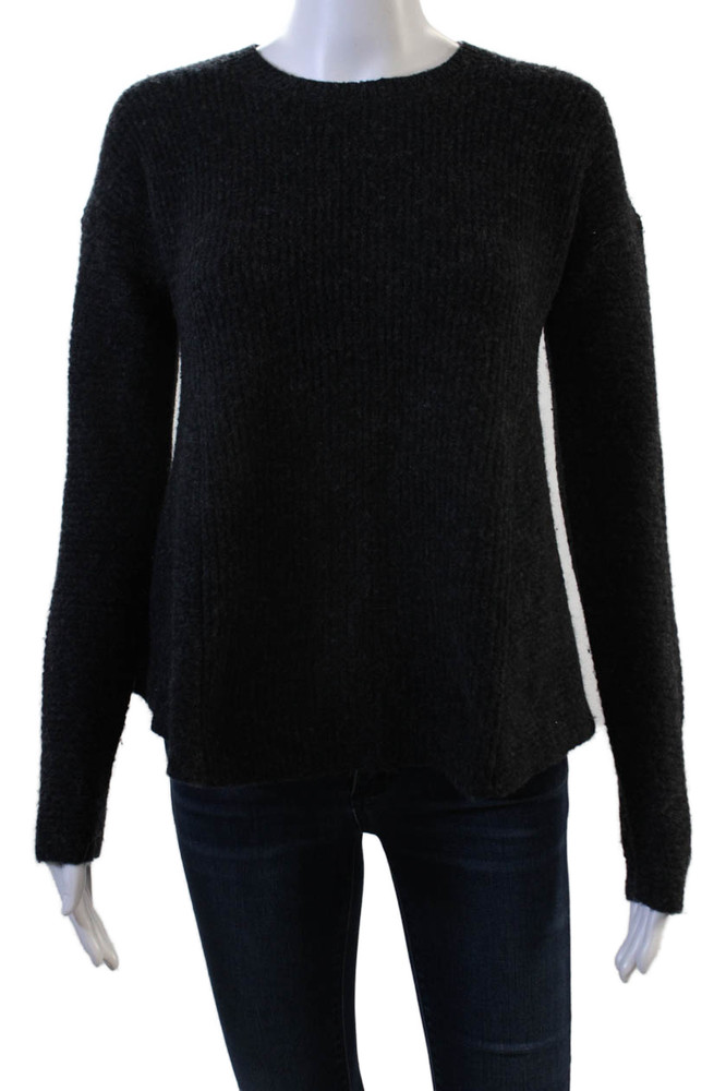 COS Unisex Black Pullover Sweater Wool Blend Crew Neck Long Sleeve Size SFree Shipping in US $100+ Orders | $6.95 Orders Below
