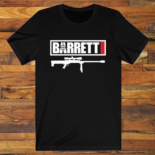 BARRETT Ammunition Guns Firearms Men's Black S-5XL
