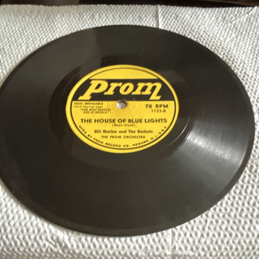 Prom Marellene / The House of Blue Lights 78 RPM Pop Single 1125-A/1125-B