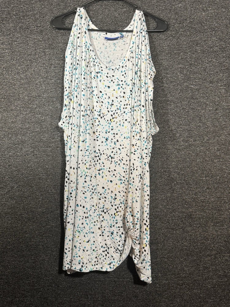Apt 9 Womens Cold Shoulder Multi Color Splash Top Knot Front Plus Size 4X
