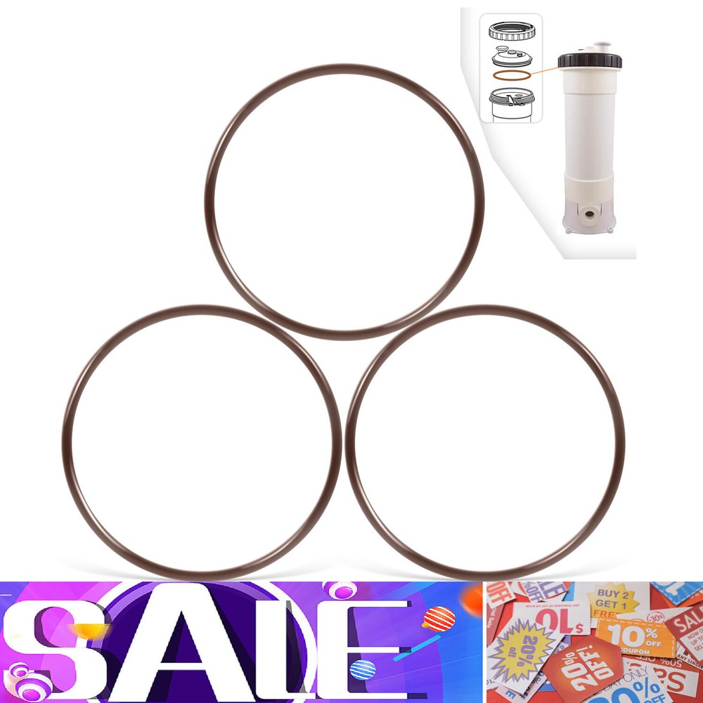 R172240, R172223 O-Rings For Pentair Hayward Chlorinator Feeder Leaf Trap 3 Pack