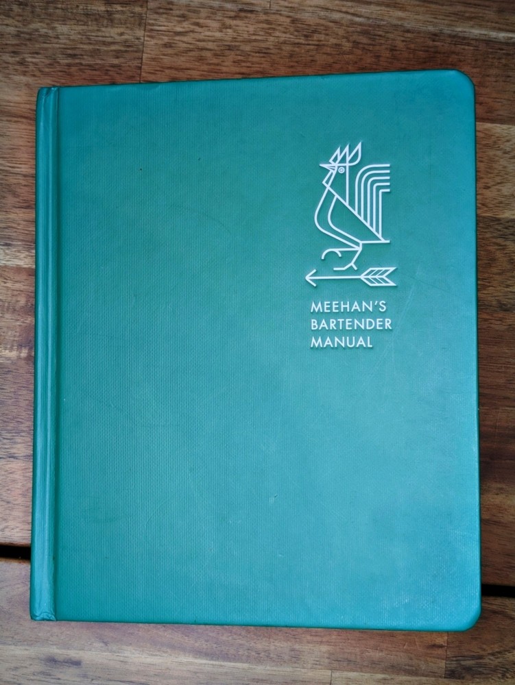 Jim Meehan, Meehan's Bartender Manual - Hardcover Book *Signed & Autographed*