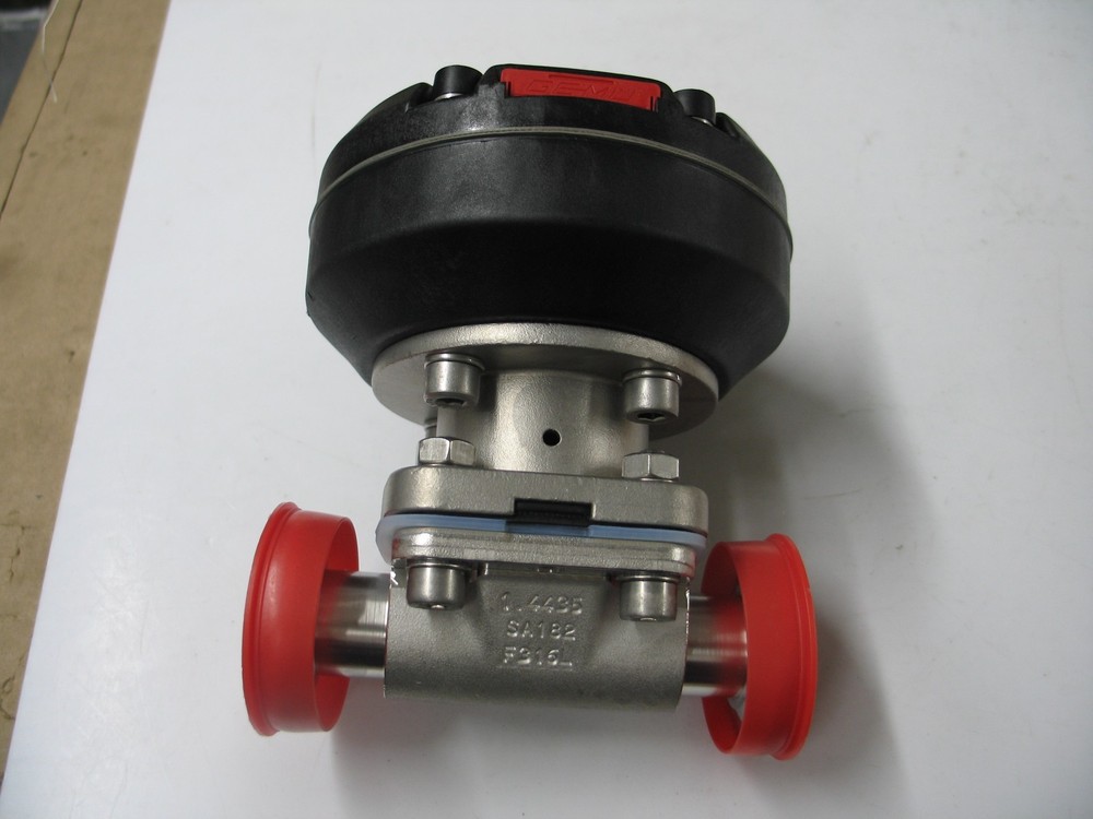 New Gemu 687 25D80405M31/N 316Ss Diaphragm Valve 2/2W 5.5Bar Sanitary Sz 1 A1481