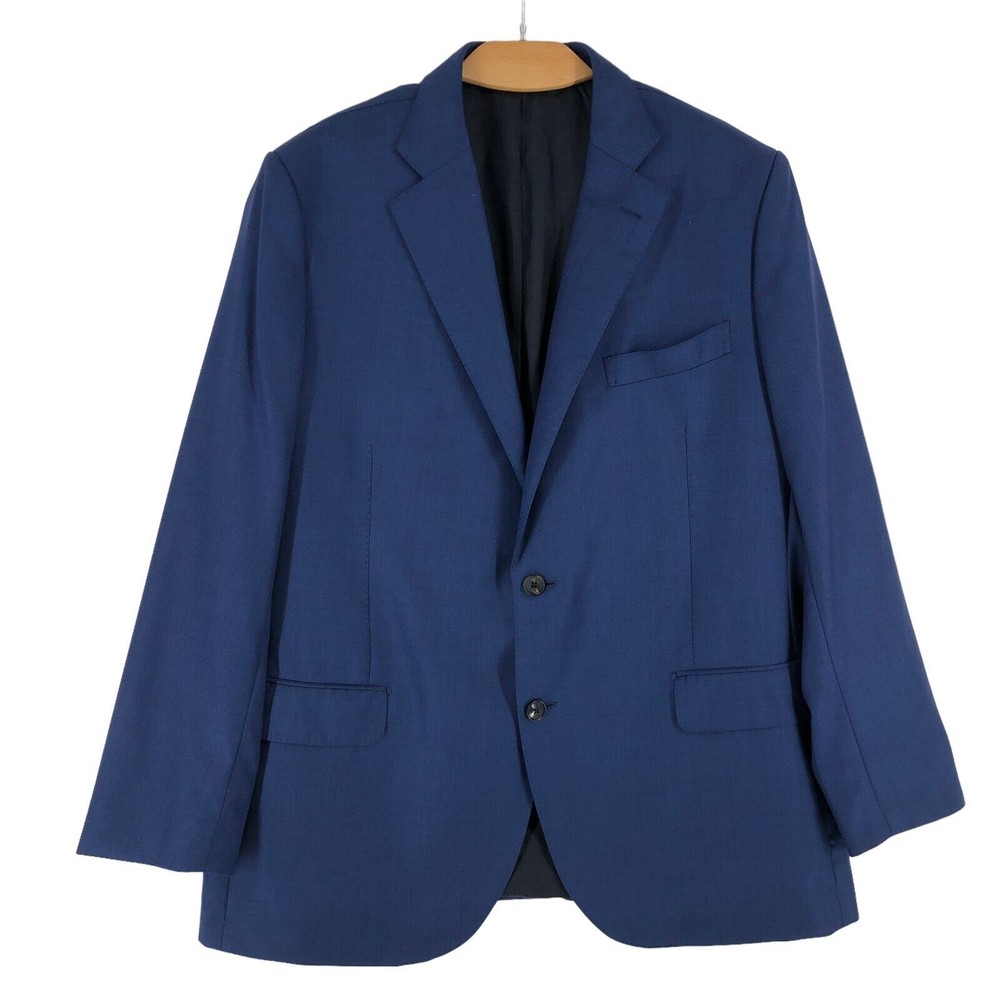 SUITSUPPLY Lazio Single Breasted Pure Wool Blazer Jacket EU:60; UK:50; US:50S