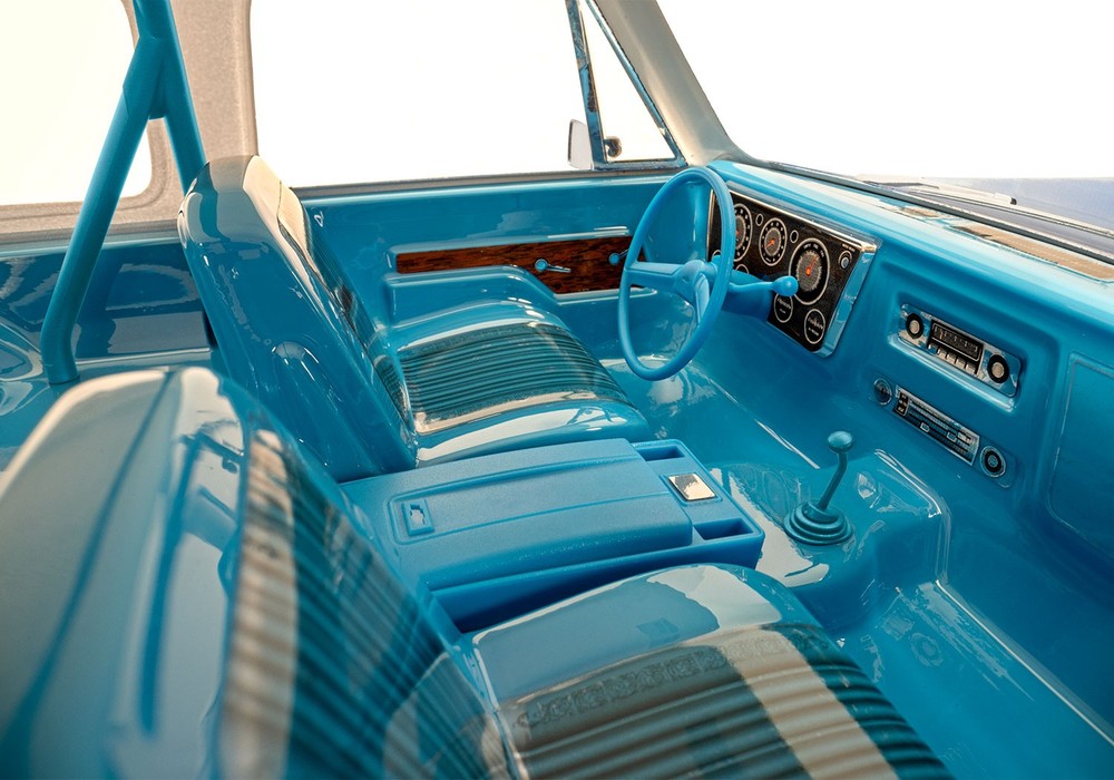 Traxxas 1/10 TRX-4 High Trail * 1969-1972 Chevrolet Blazer Body Interior, Blue *