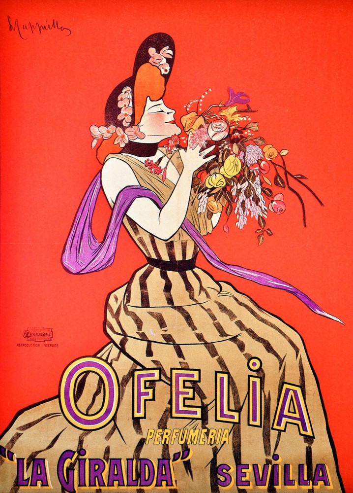 Ofelia Perfumeria la Giralda Ad Decorative Poster. Home Graphic Art Design 3927