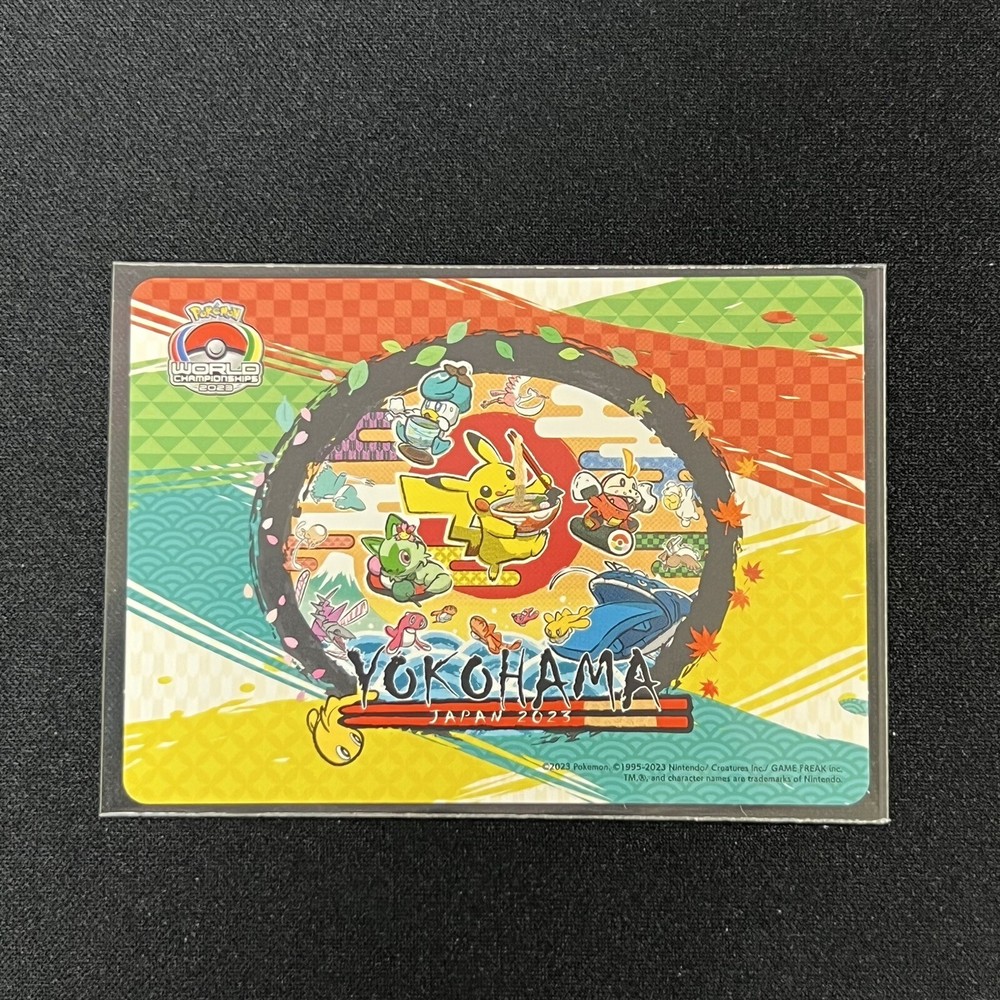 Pokemon WCS 2023 Yokohama Gym Battle Limited Sticker Japan Rare
