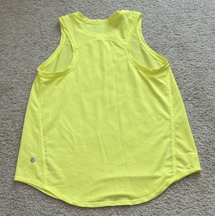 Lululemon Sculpt Tank Top Women’s Size 8 Yellow