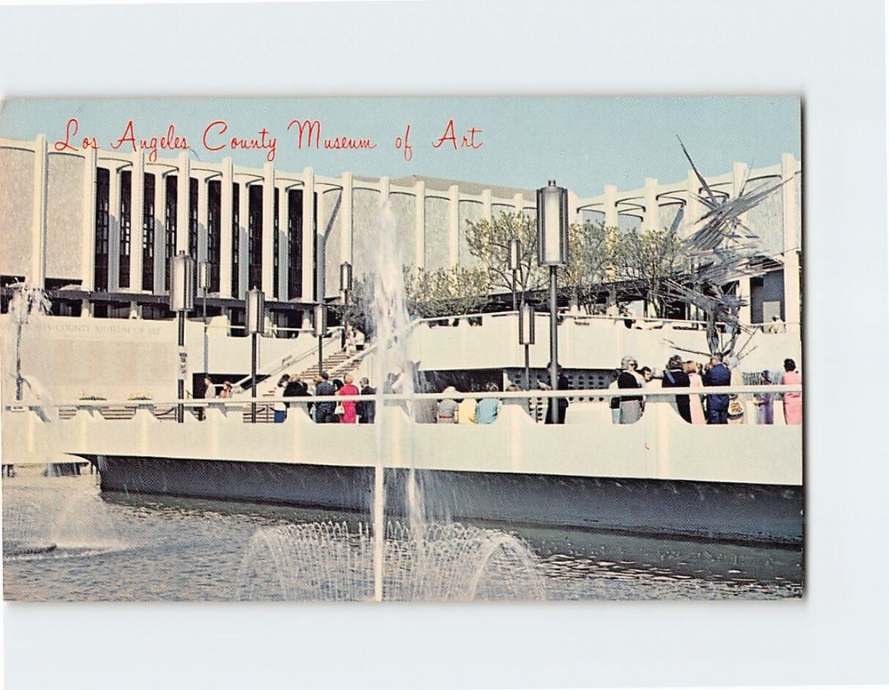 Postcard Los Angeles County Museum of Art Los Angeles California USA